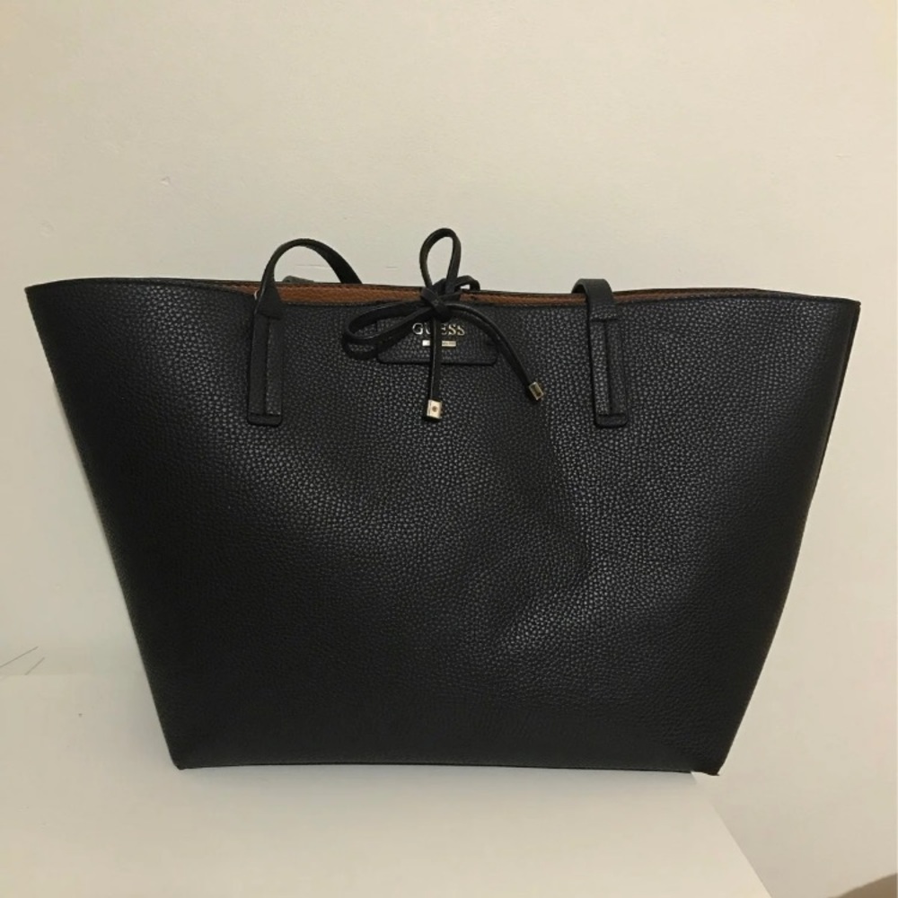 GUESS Reversible tote black/brown